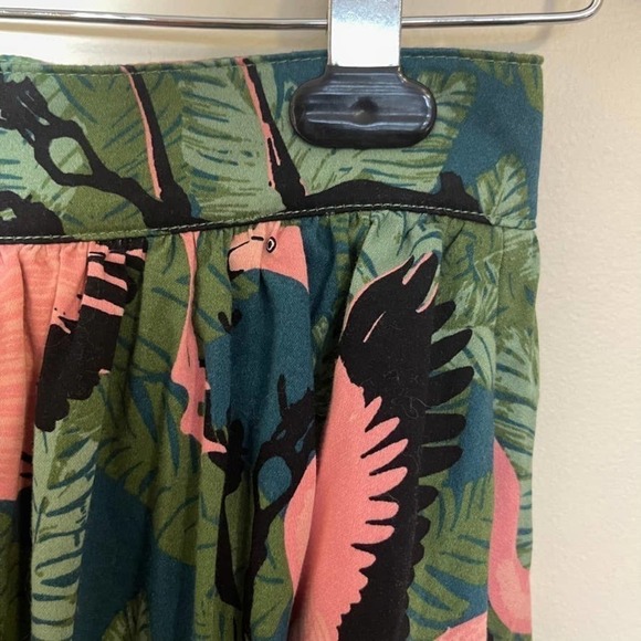 Voodoo Vixen Flamingo Skirt Size Small 4 - Picture 3 of 7